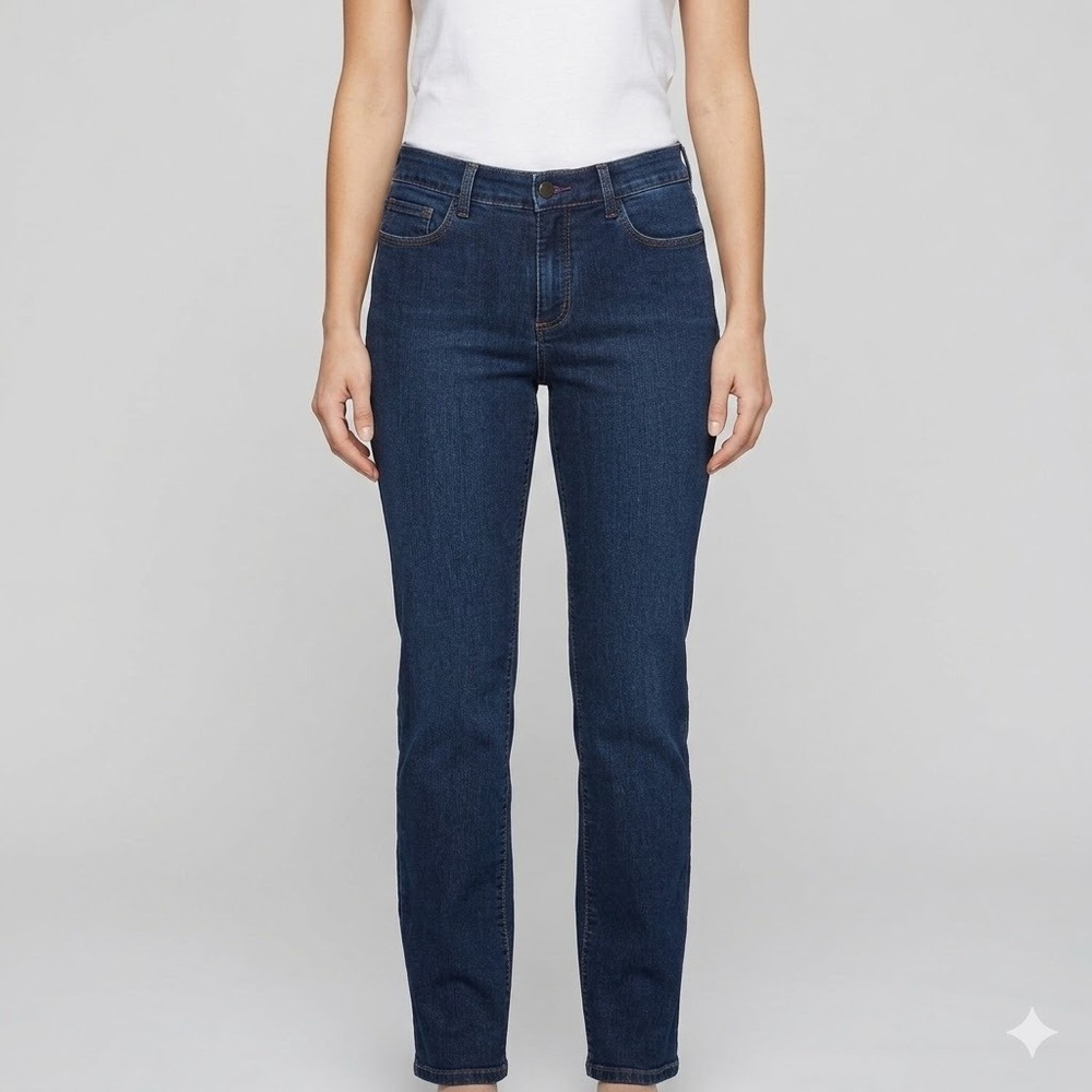 NYDJ Lift Tuck‎ Technology Jeans Womens 10 Blue Straight Leg